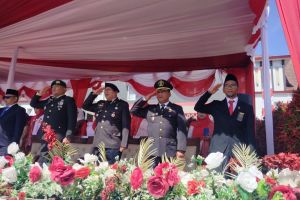 Ketua Pengadilan Agama Padangsidimpuan Hadiri Upacara HUT RI ke-80 di Kabupaten Tapanuli Selatan